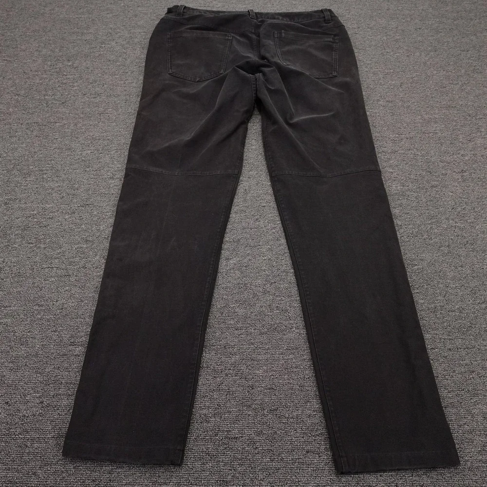 Lululemon Pants Mens 34x33 Black ABC Utilitech Slim Fit Stretch 5 Pocket Chino